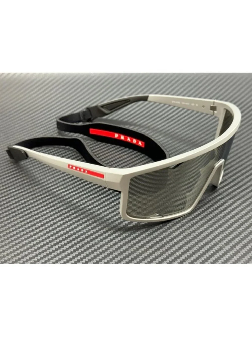 New Prada Linea Rossa Men Matte Iron Grey Sunglasses 70-20-125